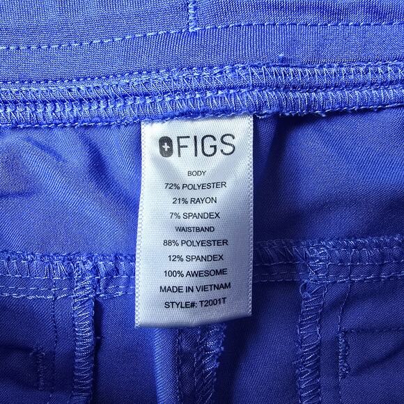FIGS Men's Axim Scrub Cargo Pants - Royal Blue - Small/Tall - Picture 7 of 7